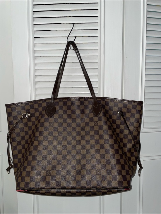 None Handbags - Louis Vuitton look a like Brown Monogram large purse handbag shoulder bag purse